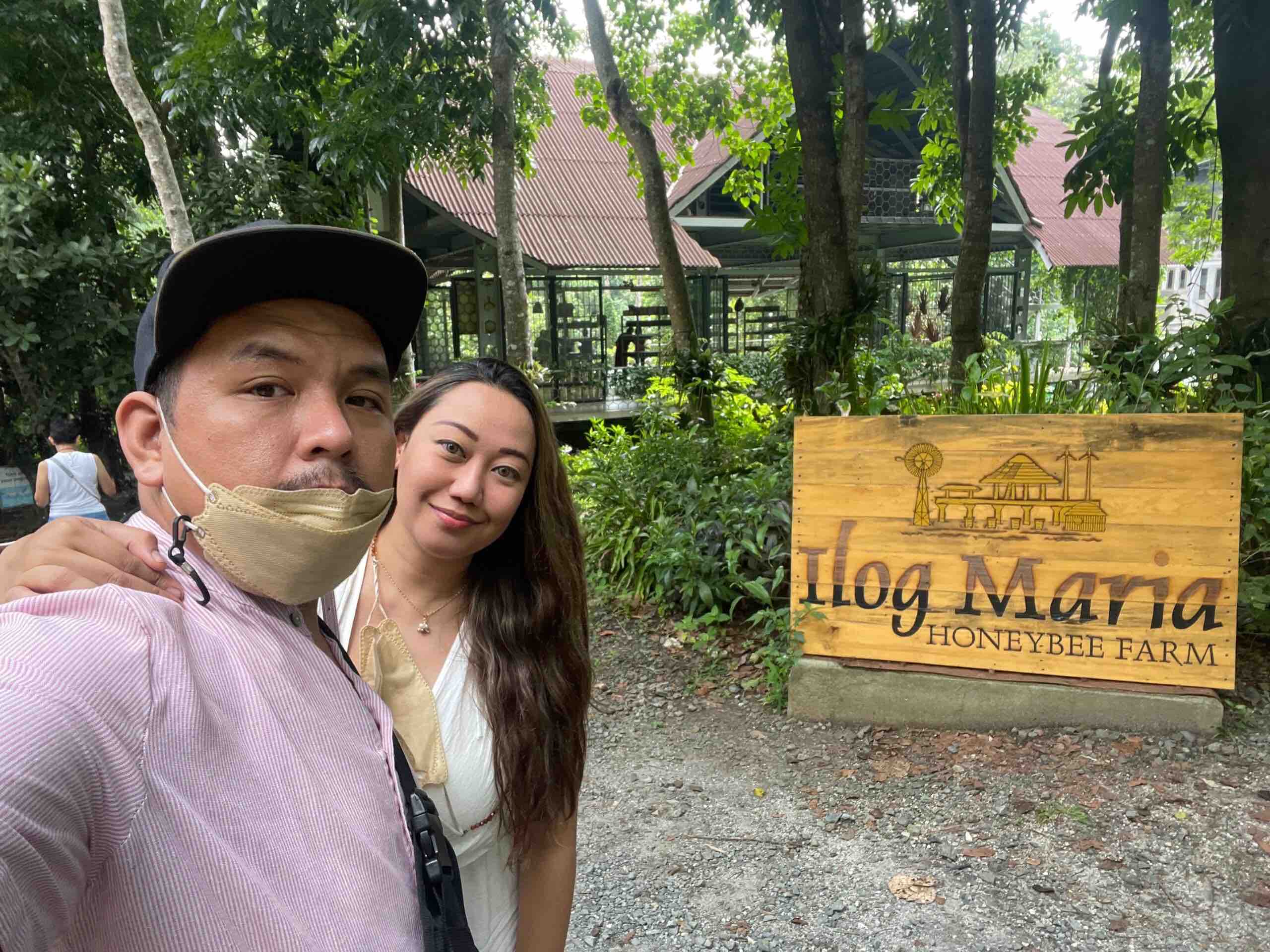ilog maria honeybee farm in silang cavite | Trisha Sebastian with husband in Ilog Maria