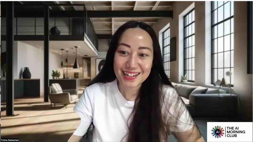 AI Morning Club Host Trisha Sebastian