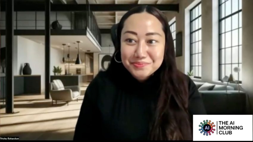 AI Morning Club Host Trisha Sebastian