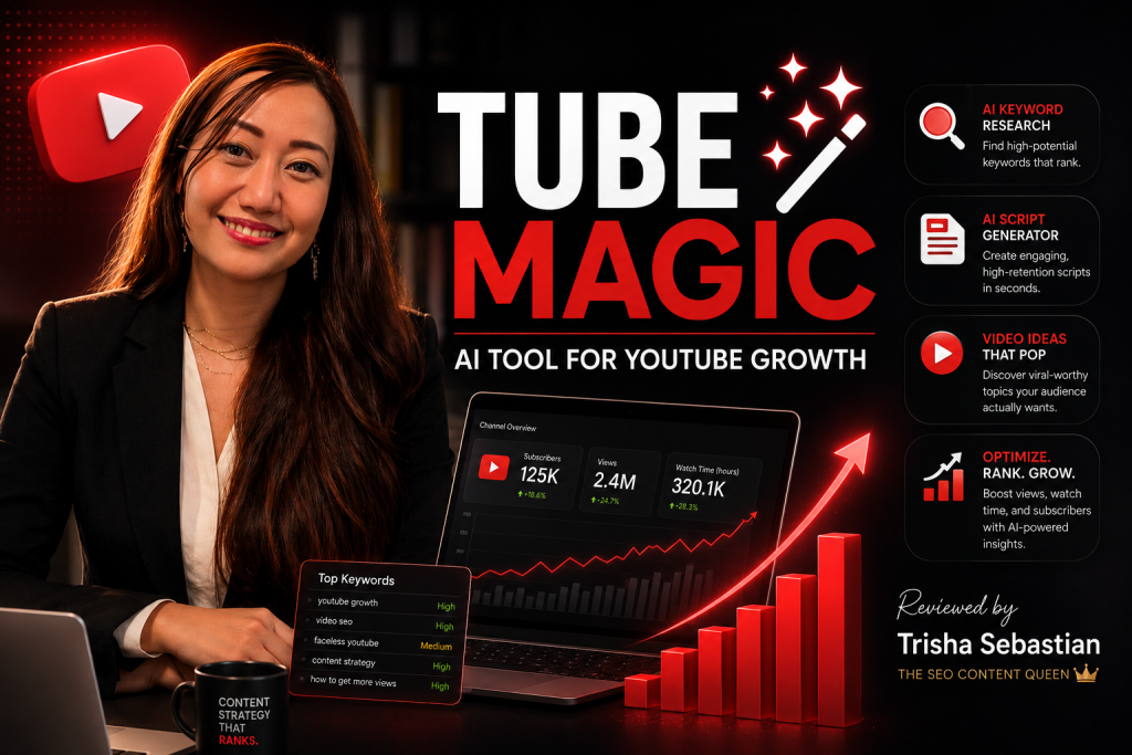Tube Magic Review by Trisha Sebastian The SEO Content Queen