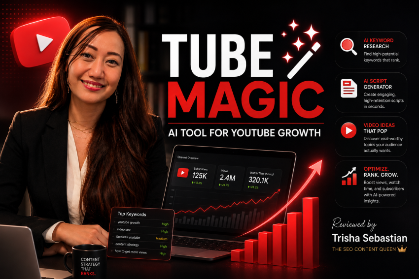 Tube Magic Review by Trisha Sebastian The SEO Content Queen