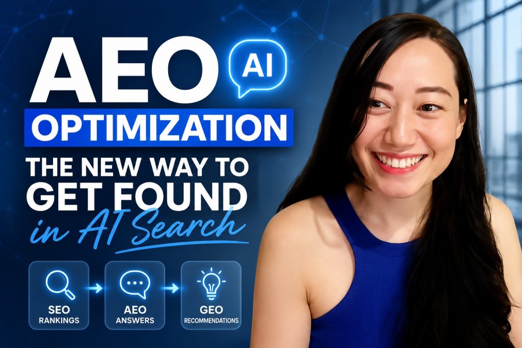 AEO Optimization- The New Standard for Visibility in an AI-First Search World by Trisha Sebastian The SEO Content Queen and AEO Queen