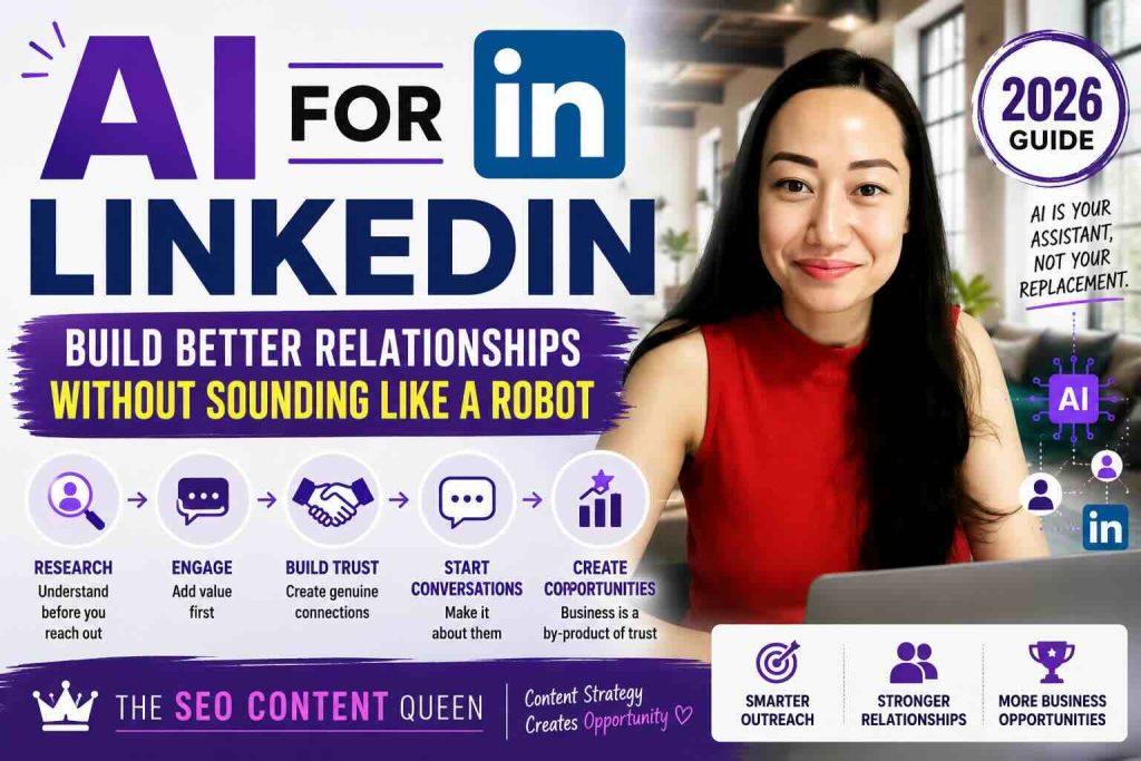 AI For Linkedin by Trisha Sebastian The SEO Content Queen